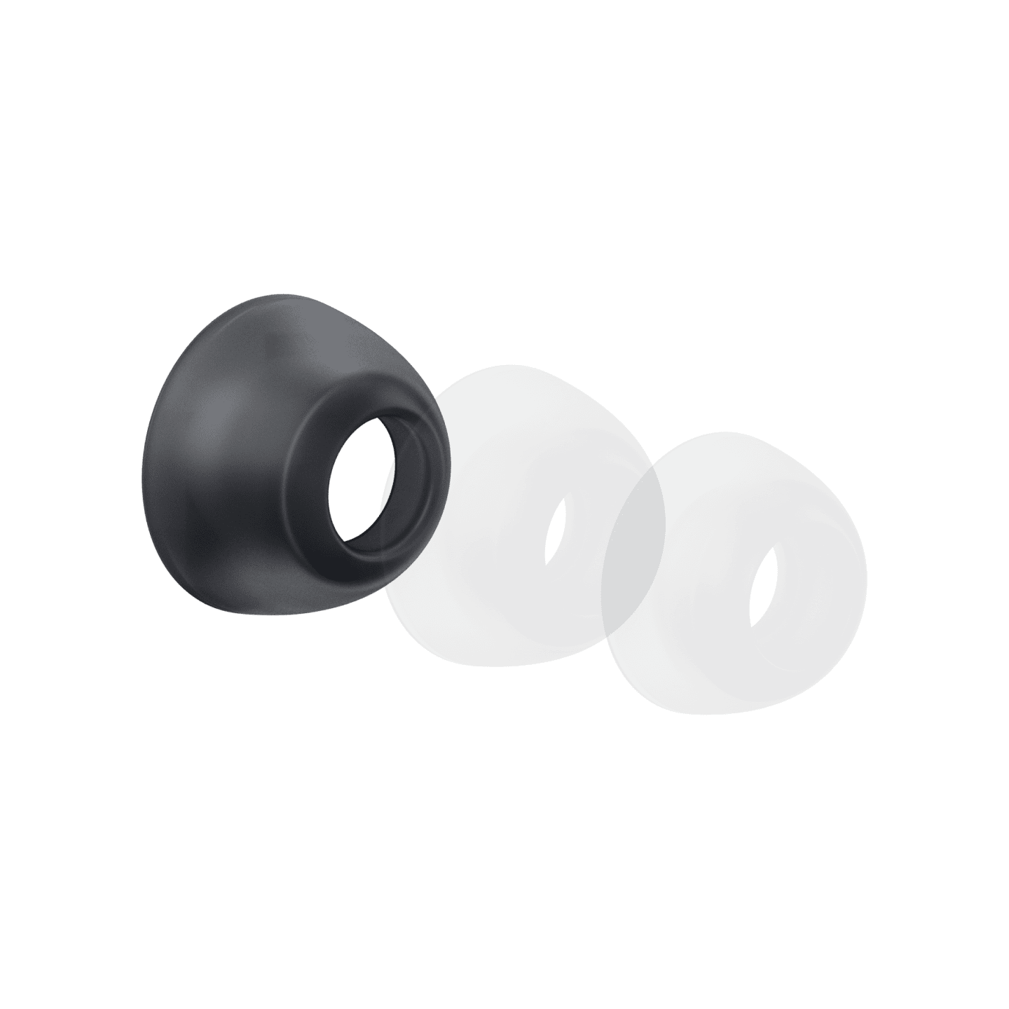 Boo Tip Silicone Ear Tips L Charcoal Black 01