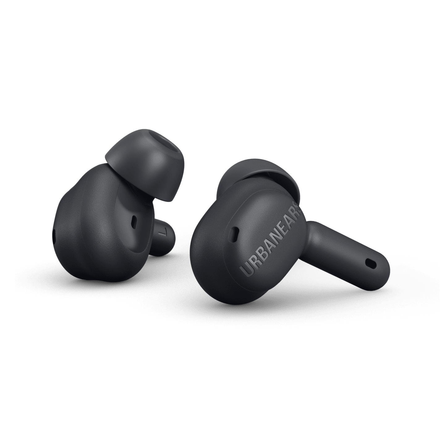 Charcoal earbuds store